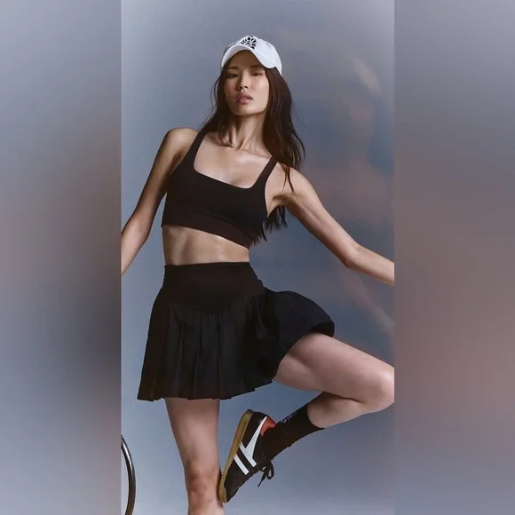 NWT Free People Movement Swing Of Things Skort Black Size Small - Picture 4 of 6